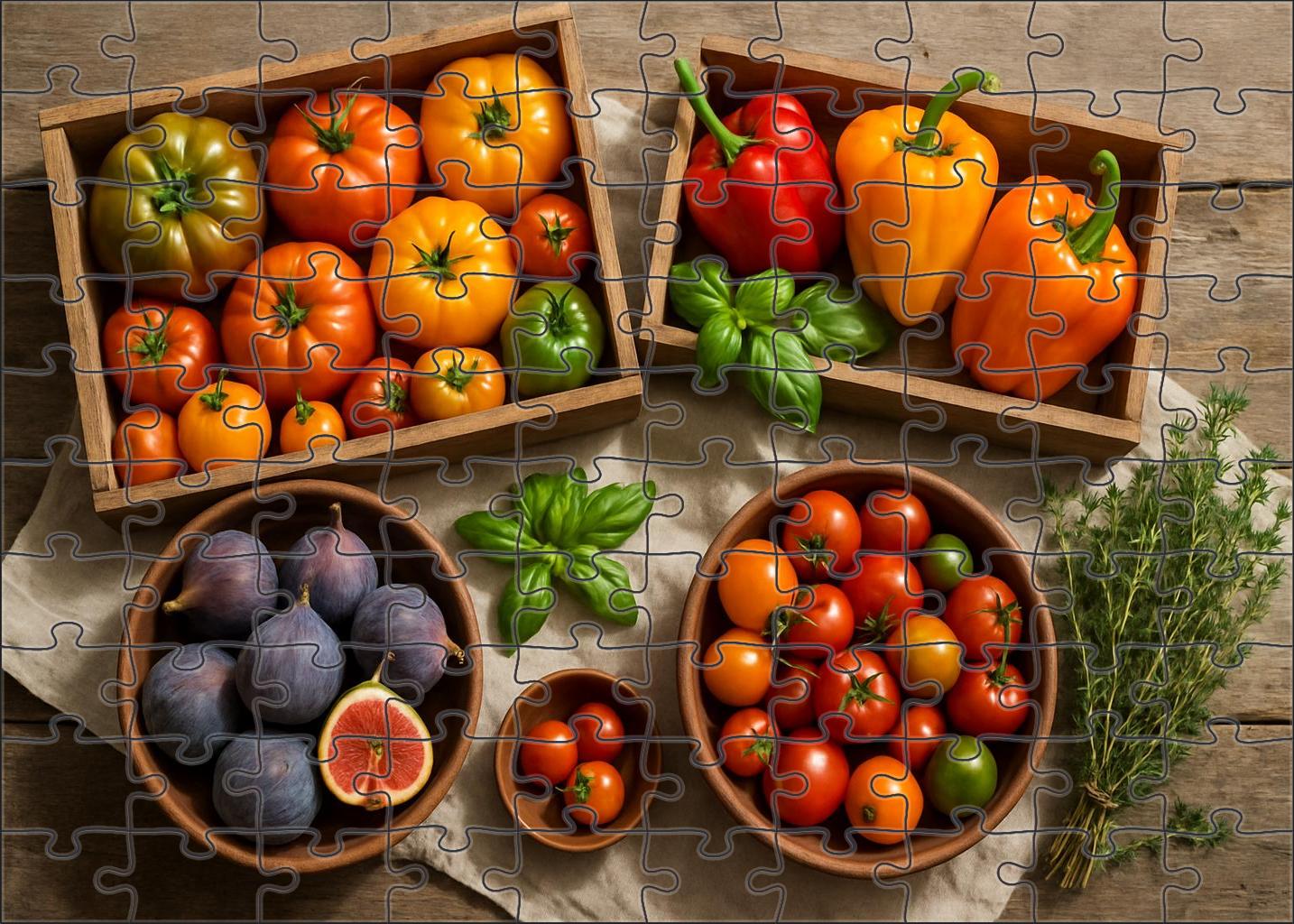 Farmers Market Abundance Puzzle Collection