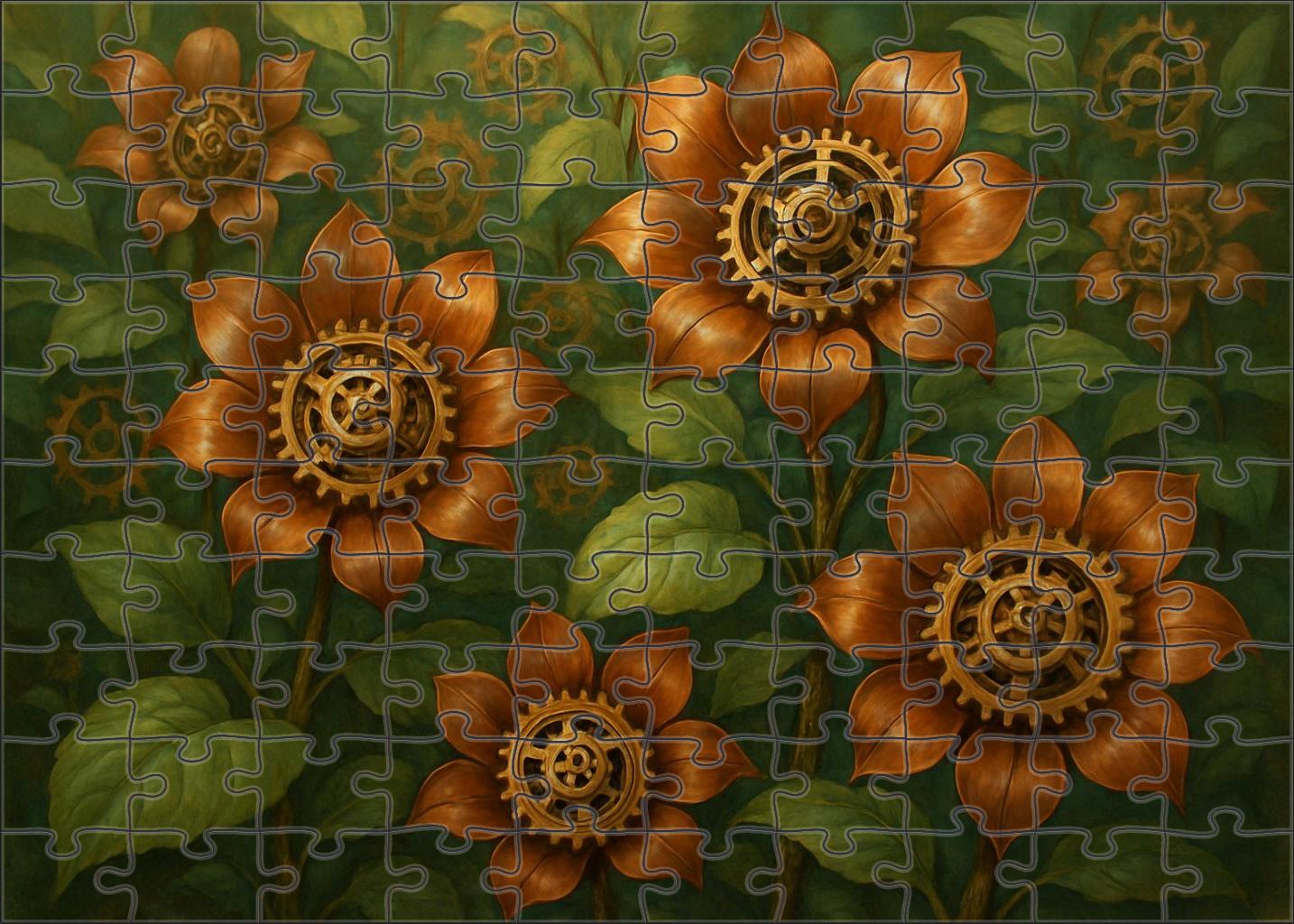 The Clockmaker's Dream Garden Easy Puzzles