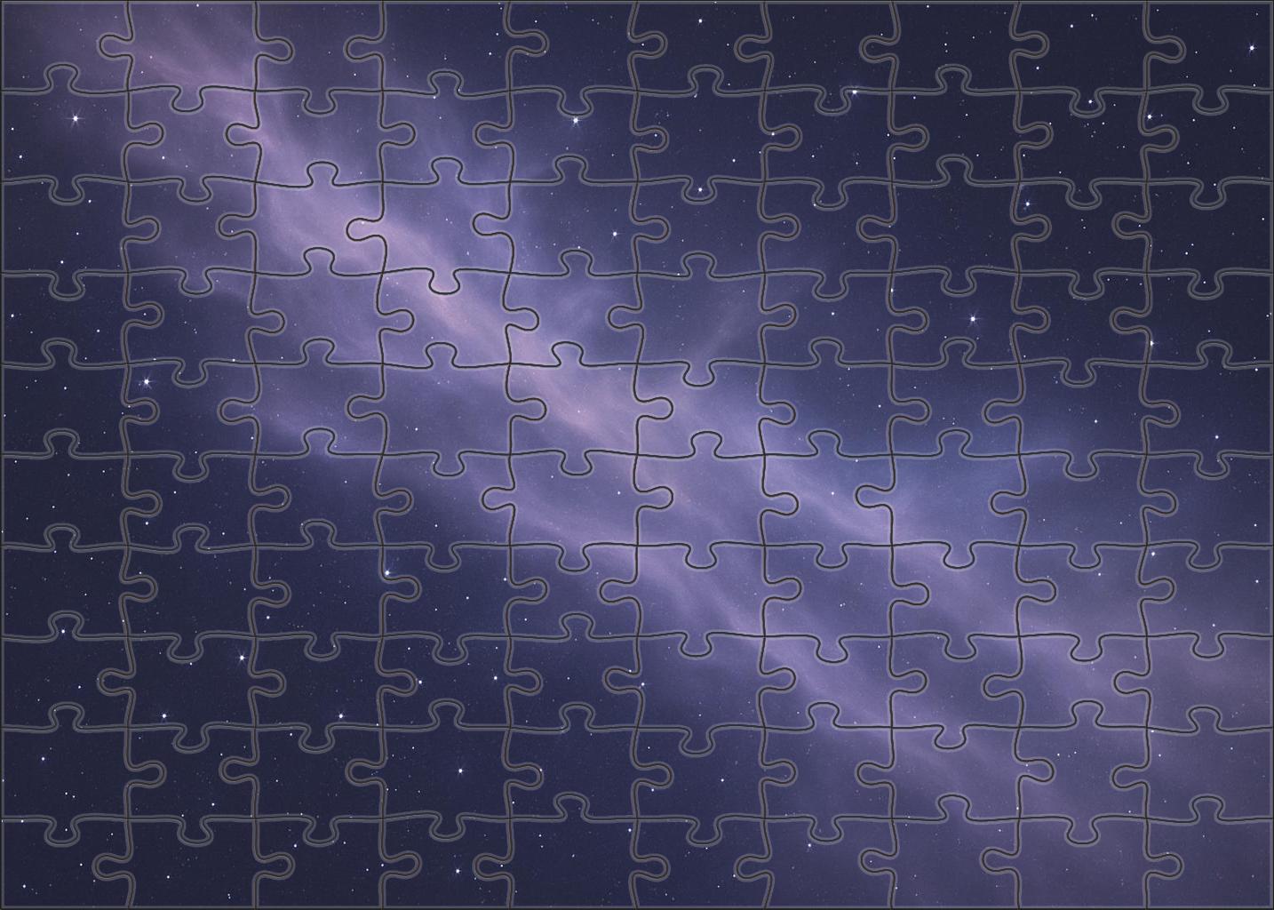 Twilight Nebula Veil Large Format Puzzle