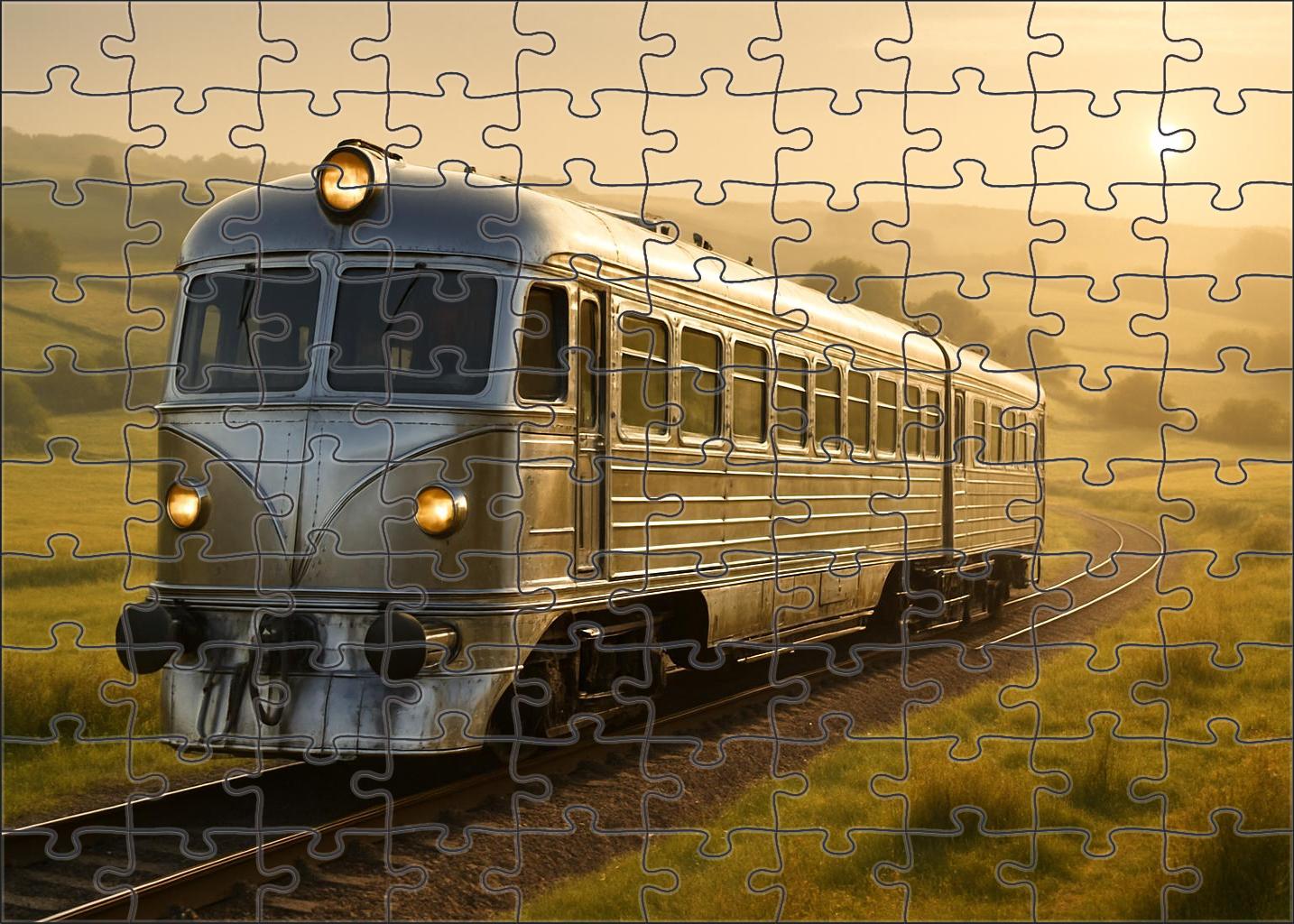 Heritage Diesel Railcar Replica Challenging Puzzles