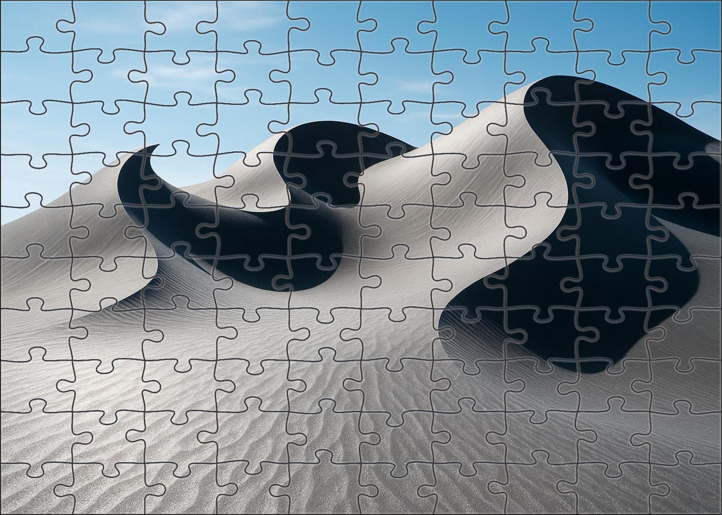 Silver Crescent Escarpment Unique Puzzle Design
