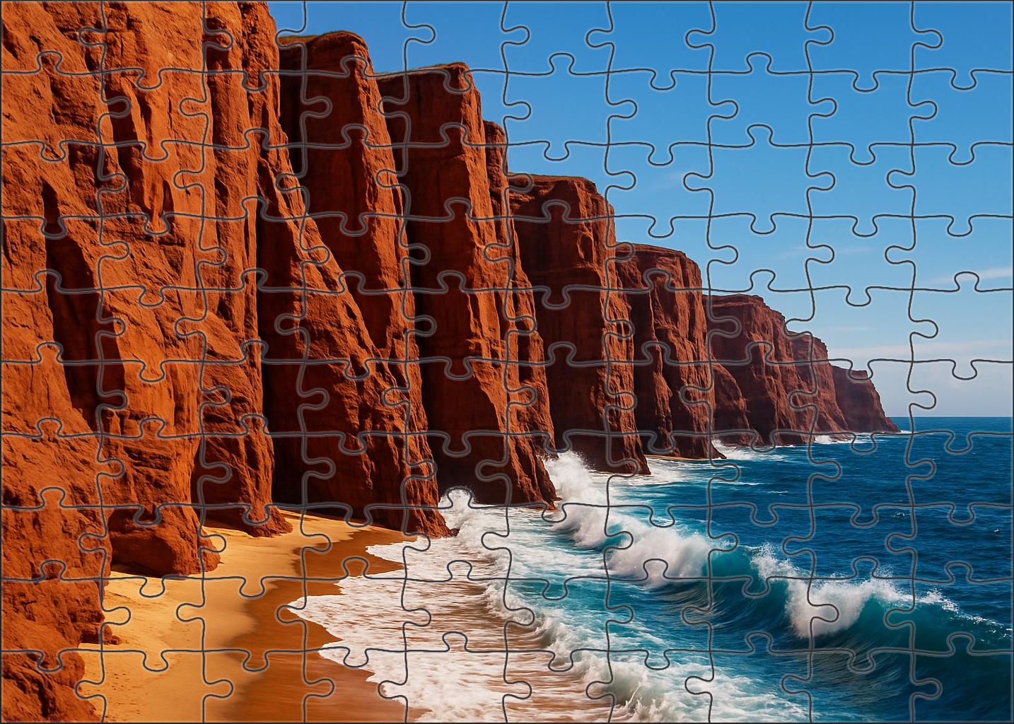 Crimson Cliff Coast Mini Puzzle