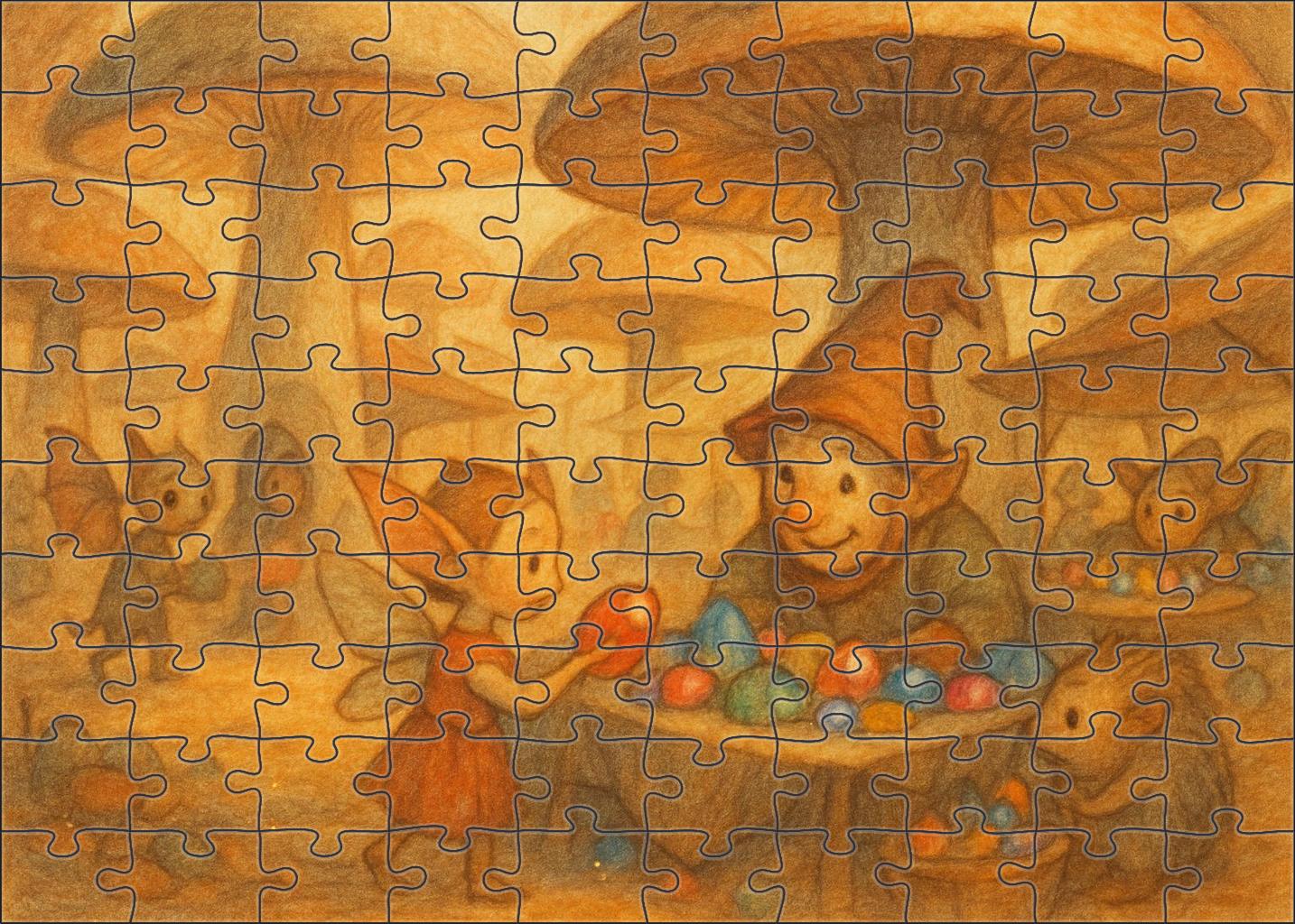 The Secret Market Of Miniature Beasts 50 Piece Puzzle