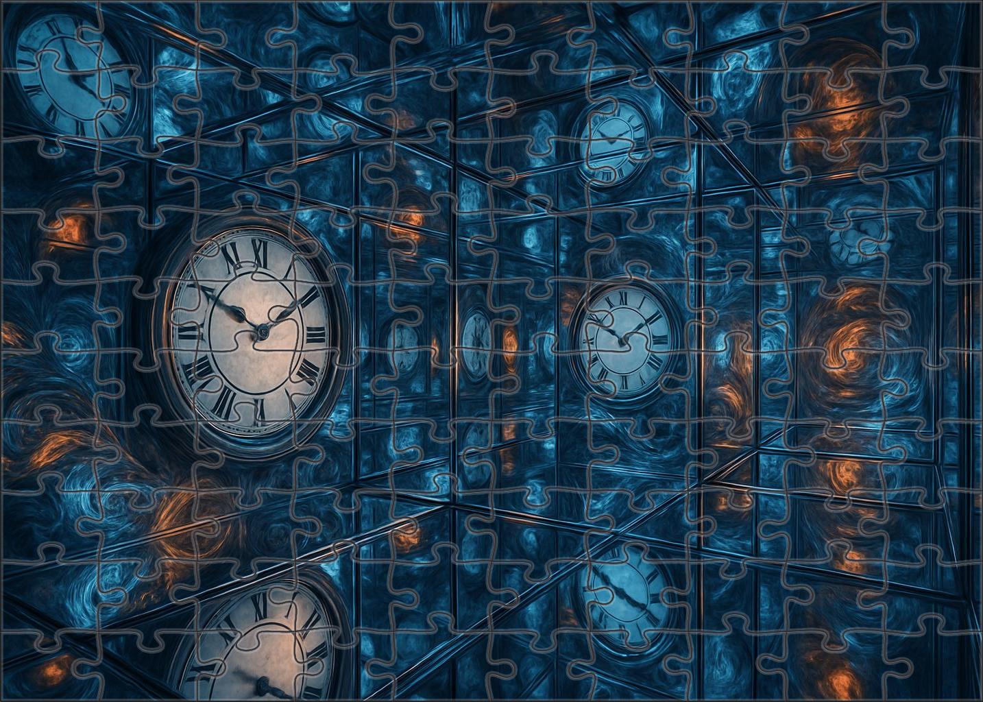 Mirage Of Time's Reflection 500 Piece Puzzle