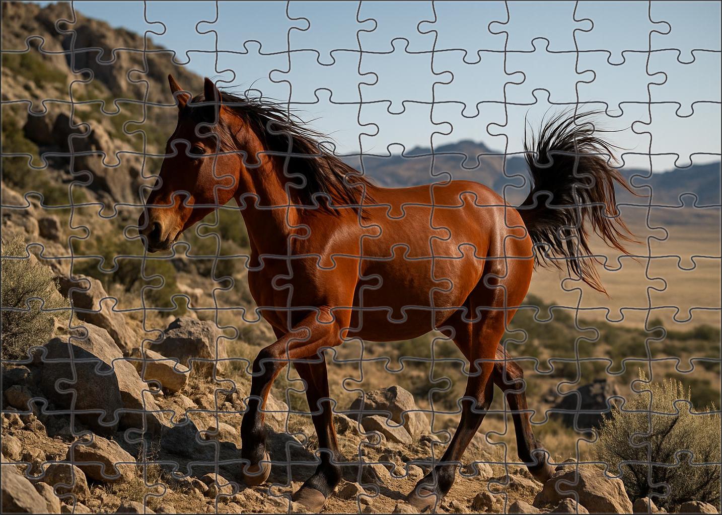 Copper Ridge Mustang Mare 1000 Piece Puzzle