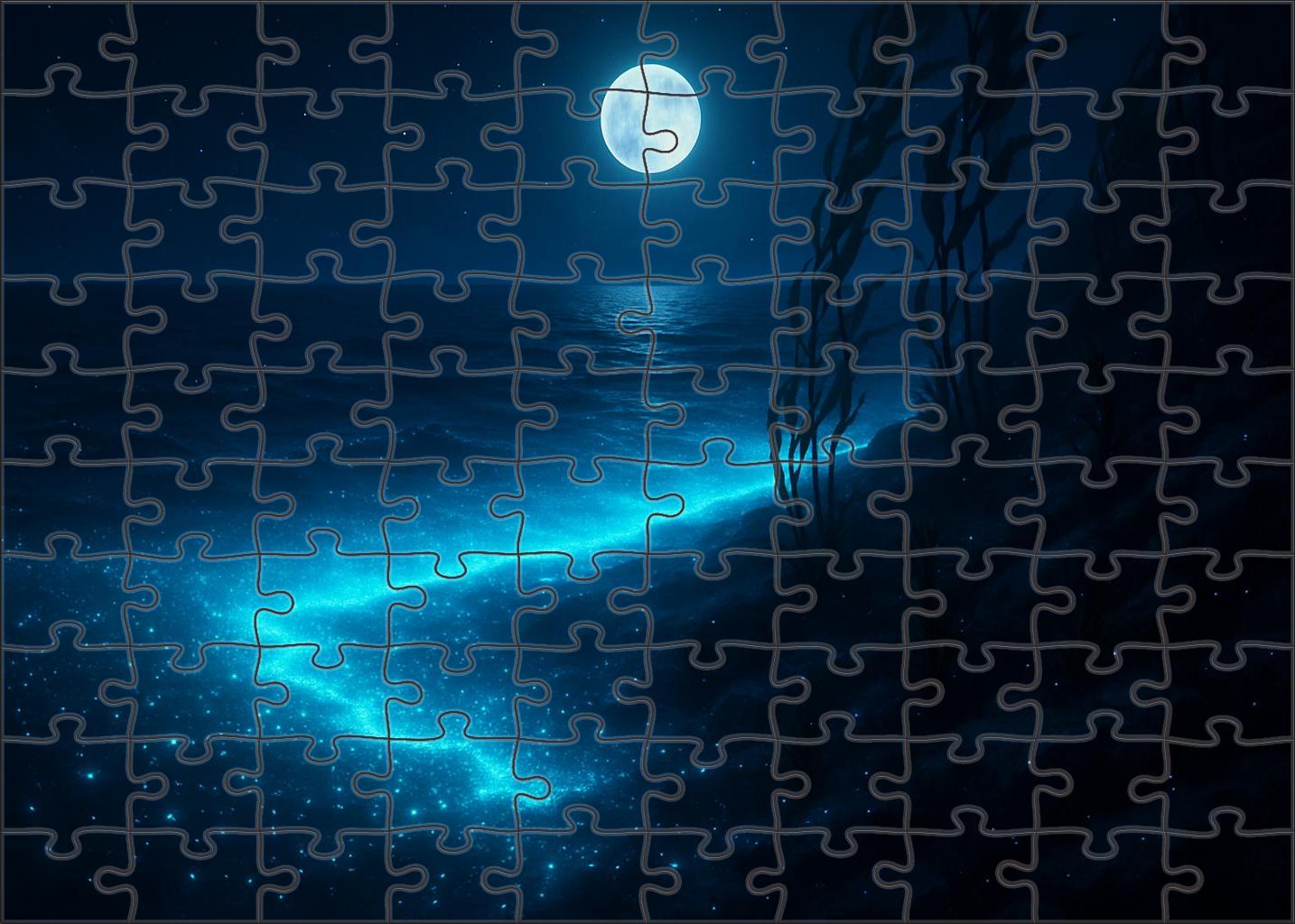 Phosphorescent Shelf Break Custom Jigsaw Puzzle