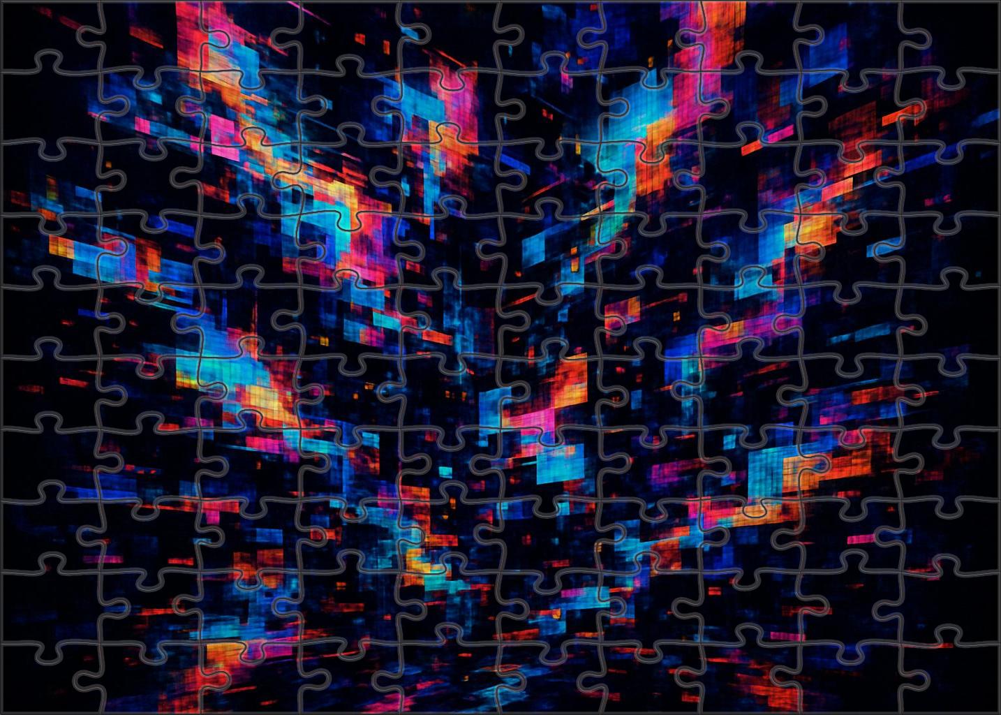 Glitch Art Revolution Digital Decay As An Aesthetic Statement 20 Piece Puzzle