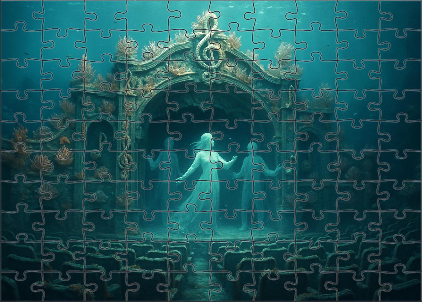 Silent Opera Of The Abyss 500 Piece Puzzle