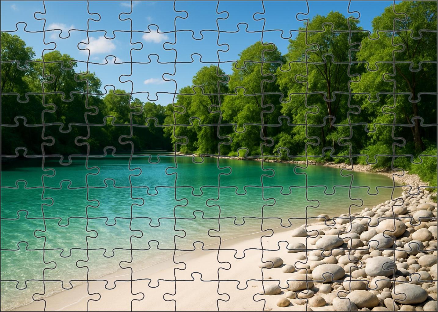 Crystal Lagoon Hideaway Puzzle For Adults