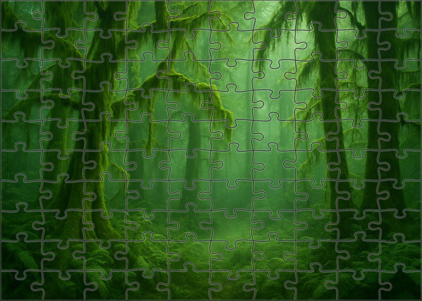 Whispering Rainforest Glade Puzzle Collection
