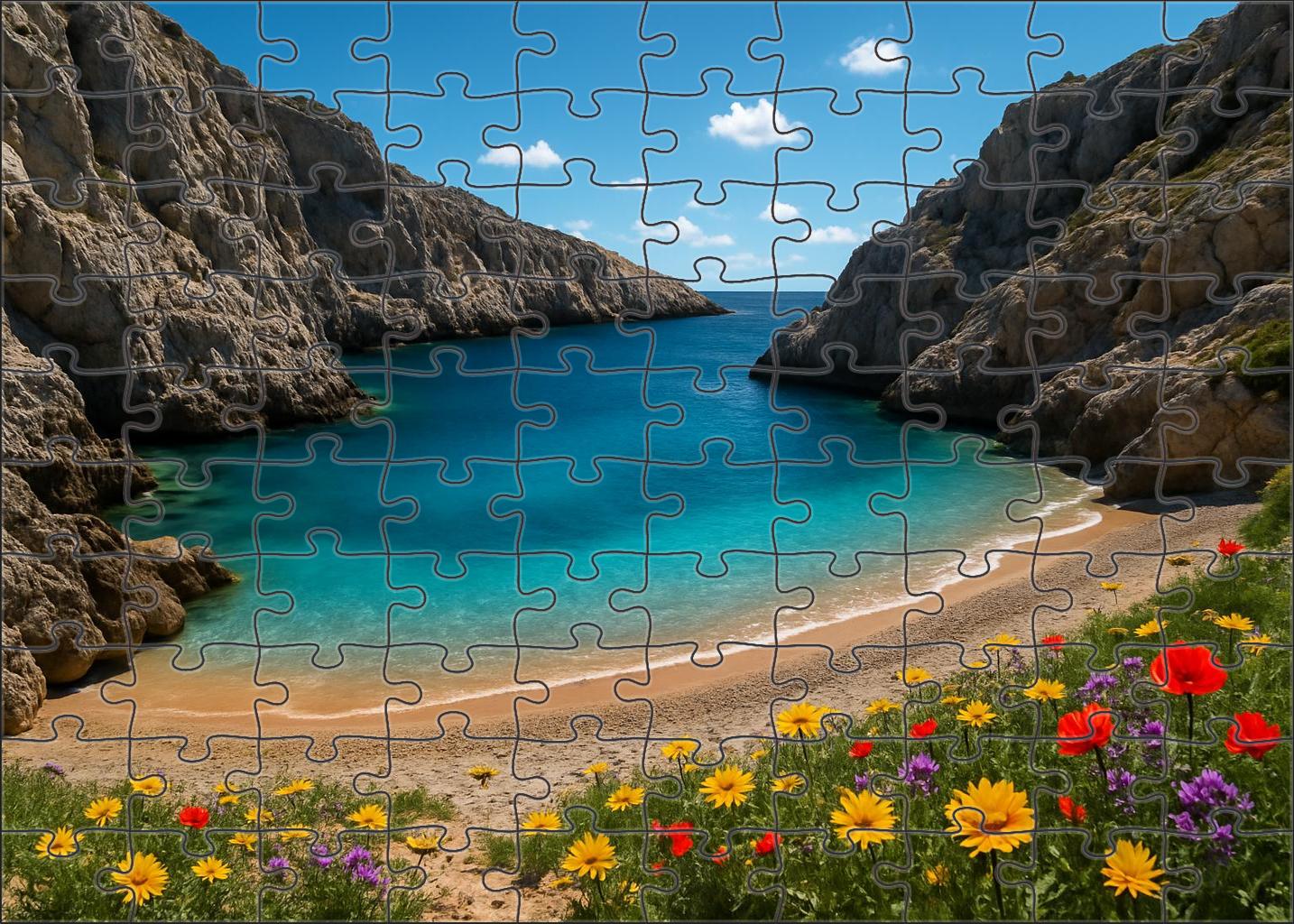 Hidden Sapphire Cove 50 Piece Puzzle