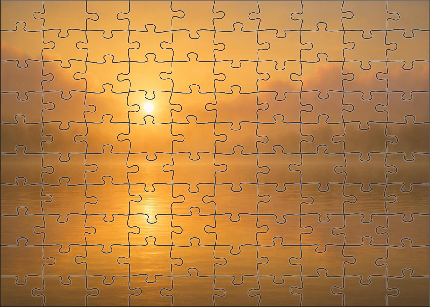 Golden Mist Glimmer 1000 Piece Puzzle