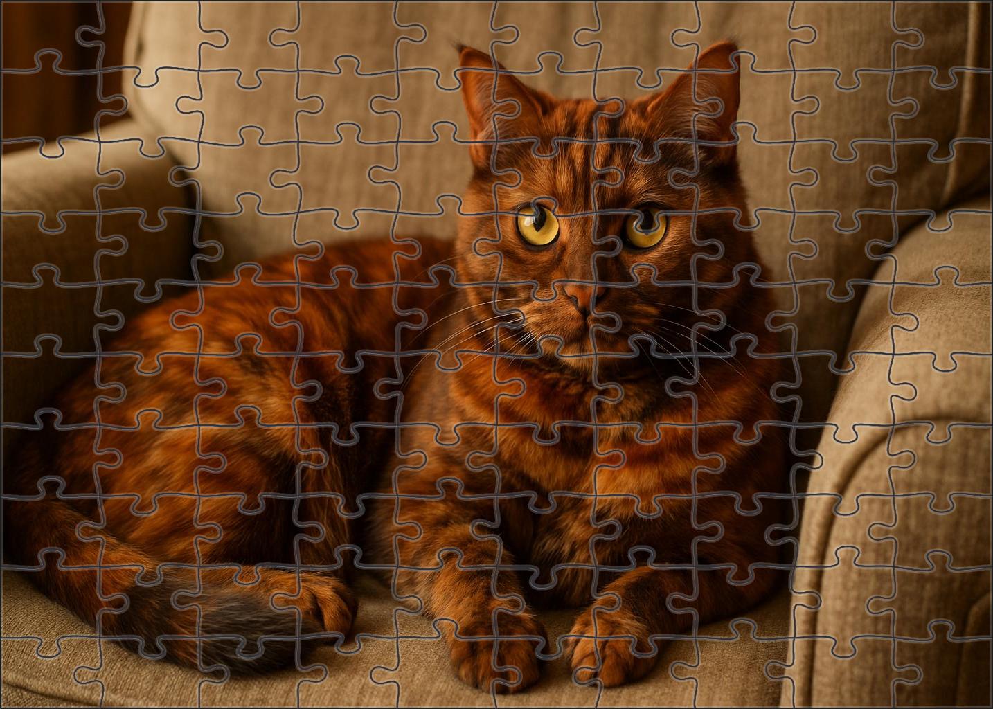 Amber Tapestry Richly Patterned Cinnamon Torbie With Gentle Demeanor Puzzle Challenge