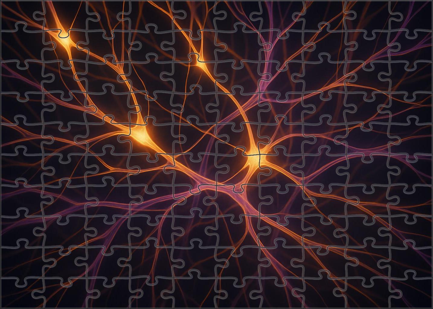 Luminous Veins Of Emotion Puzzle For Kids