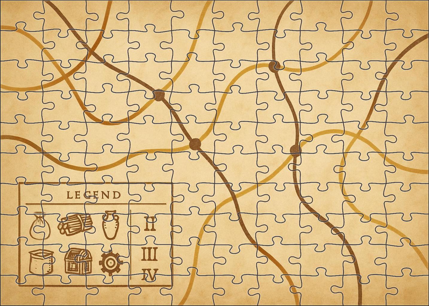 Historical Trade Route Network Diagram Easy Puzzles