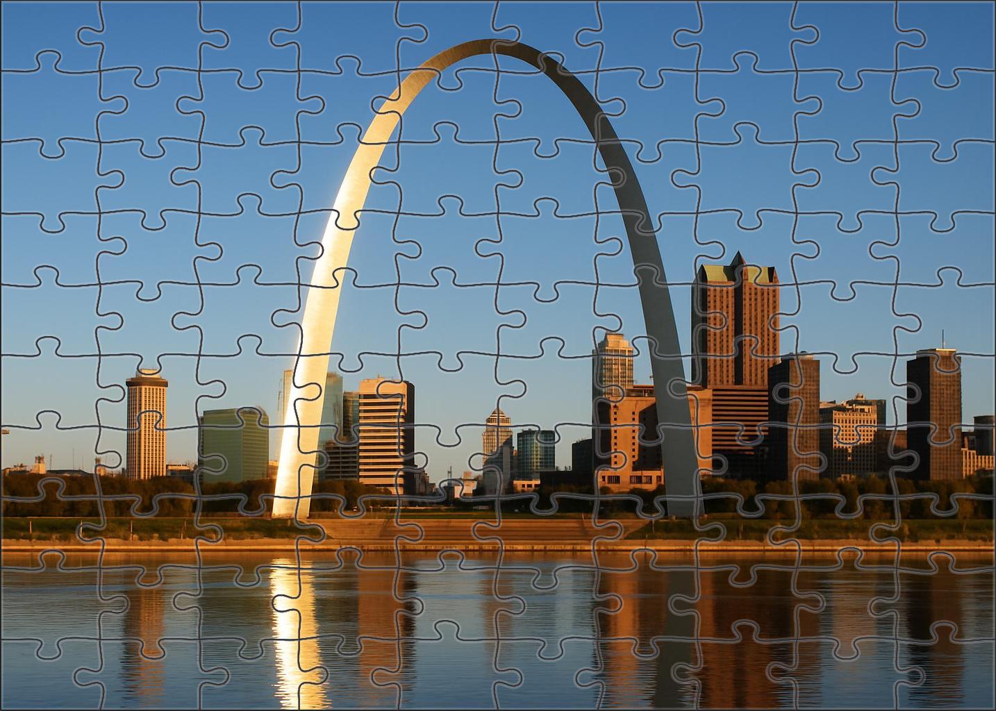 The Gateway Arch St Louis Usa Recognized By 6412 Worldwide As A Monument To Westward Expansion Unique Puzzle Design