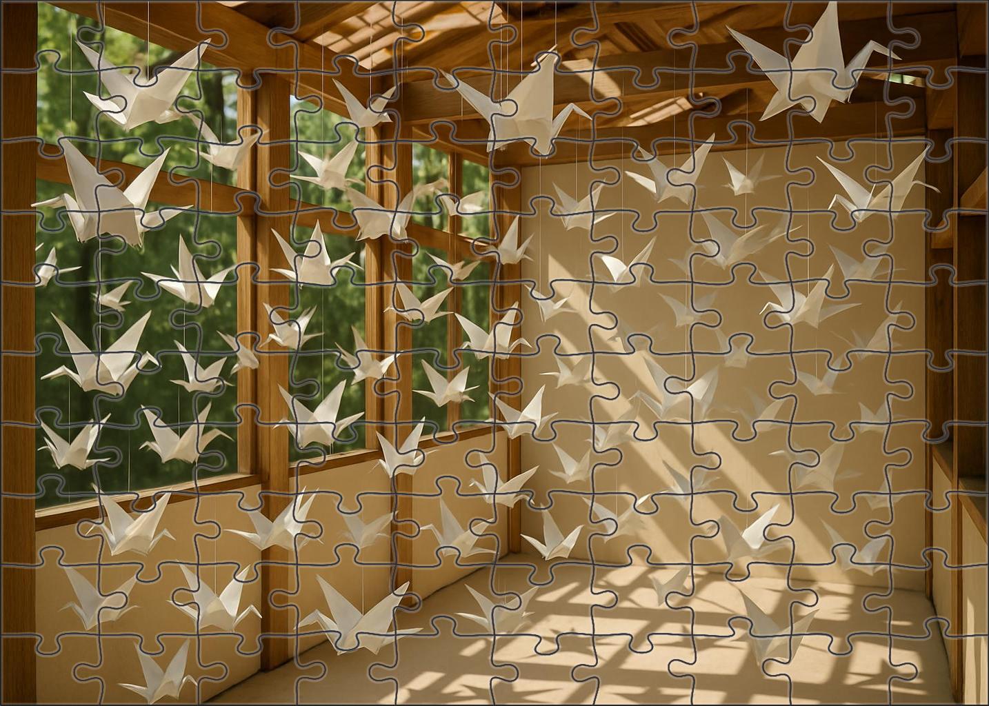 Paper Crane Aviary Mini Puzzle