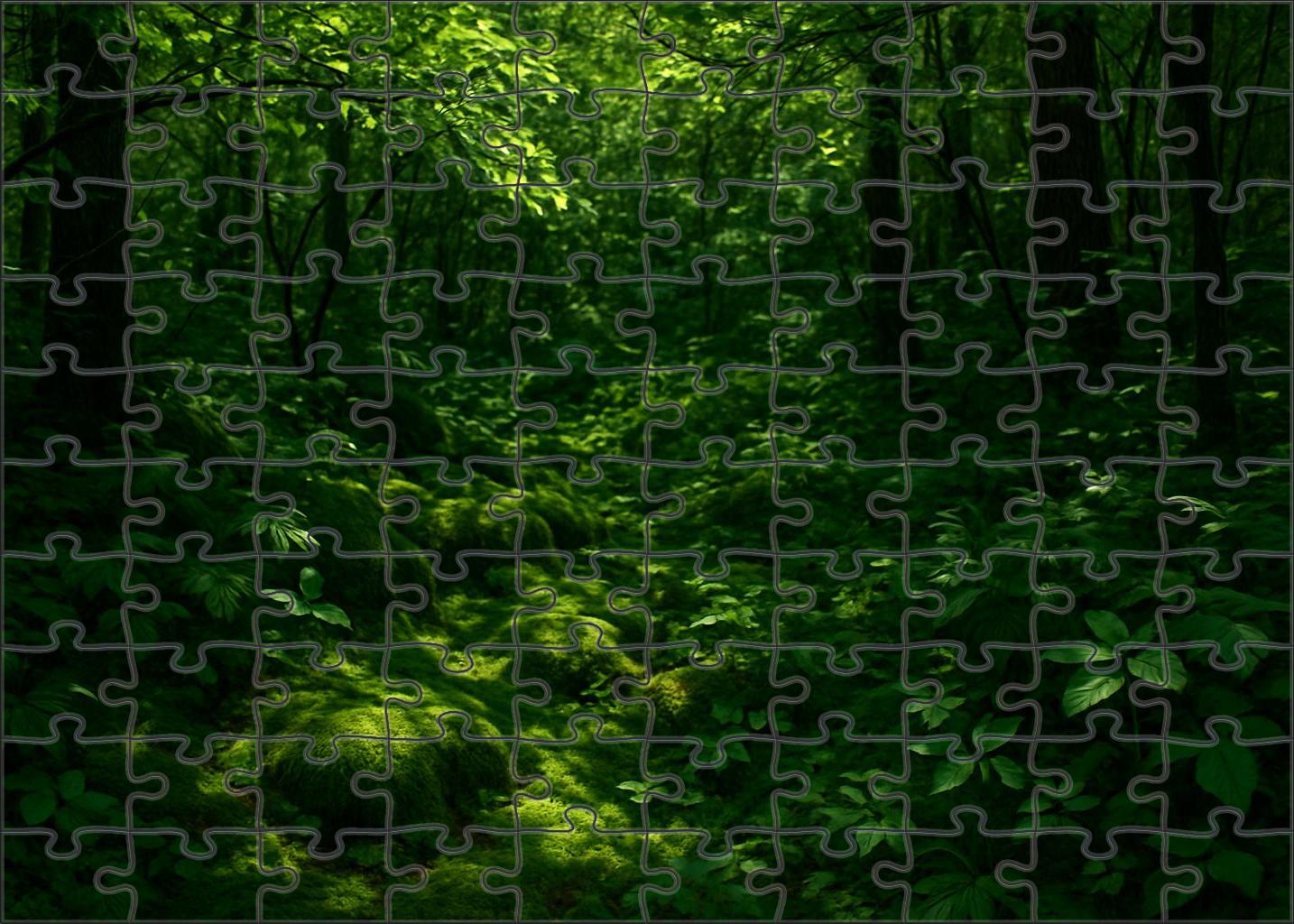 Emerald Lattice Canopy Large Format Puzzle