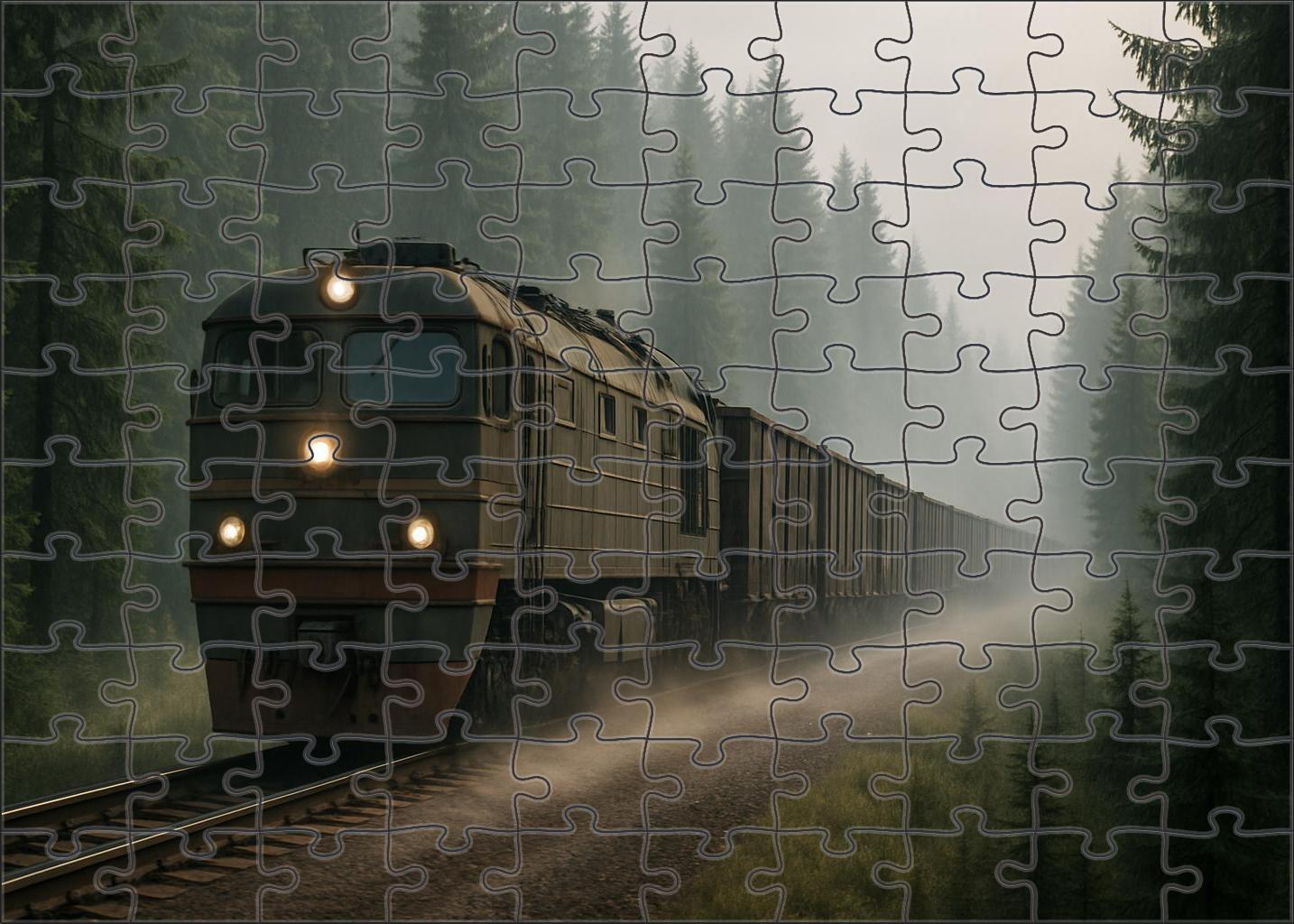 Forest Ranger Diesel Freight 300 Piece Puzzle