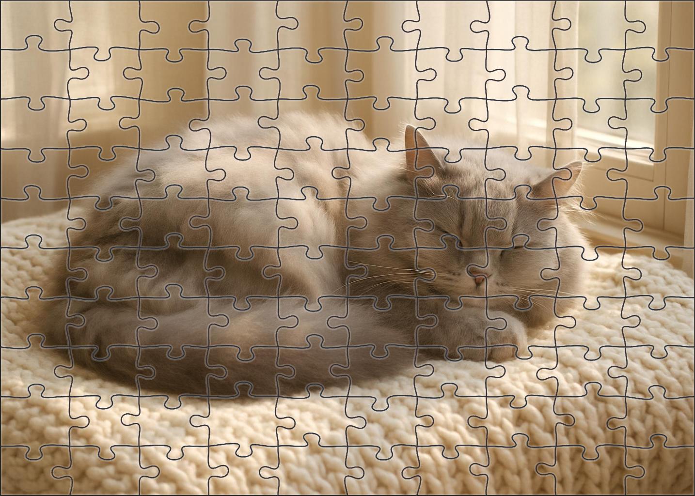 Cloud Mist Soft Gray Plush Toy Dog With Calm Temperament Puzzle Collection