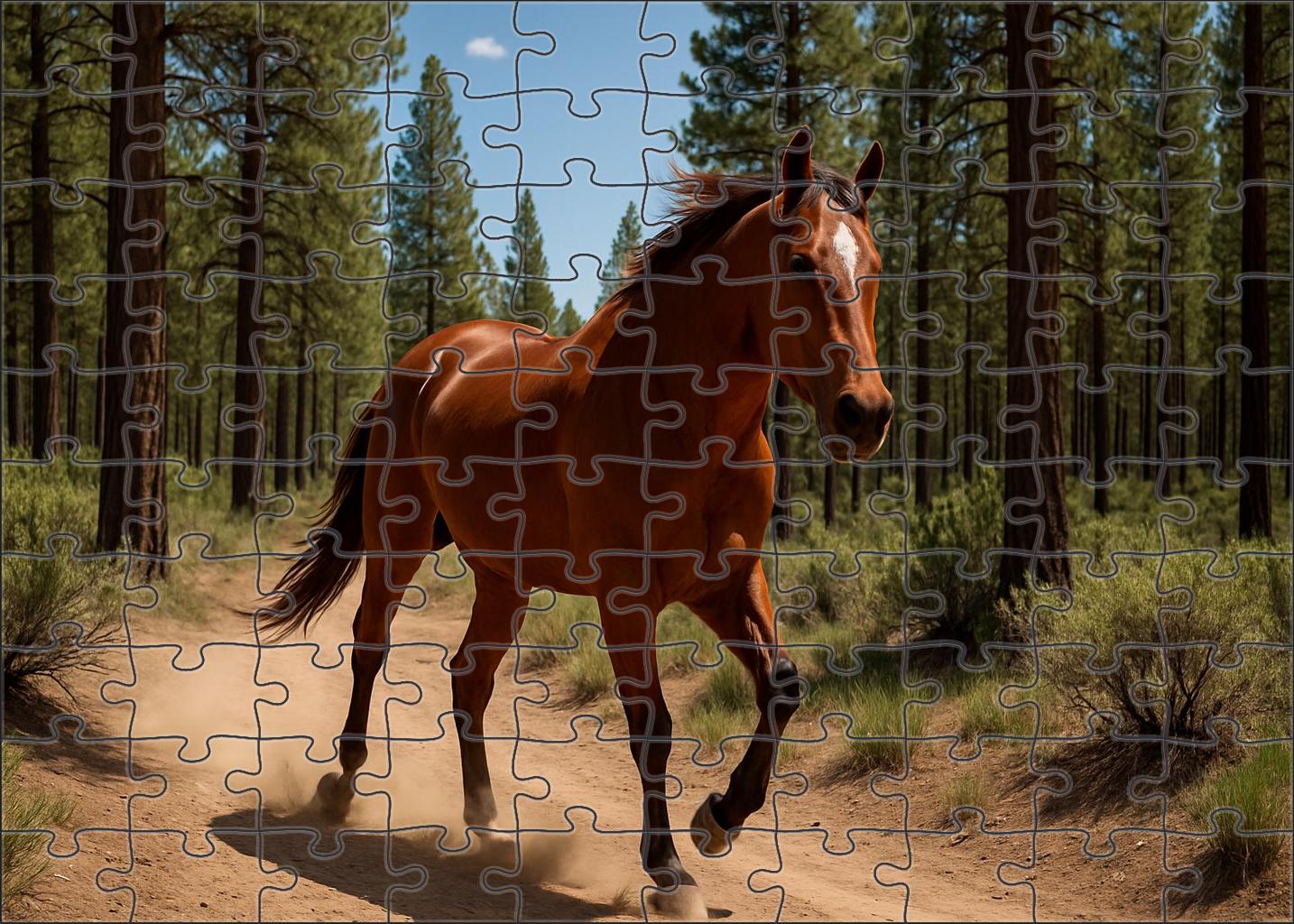 Cinnamon Trailblazer Energetic Sorrel Gelding For Endurance 500 Piece Puzzle