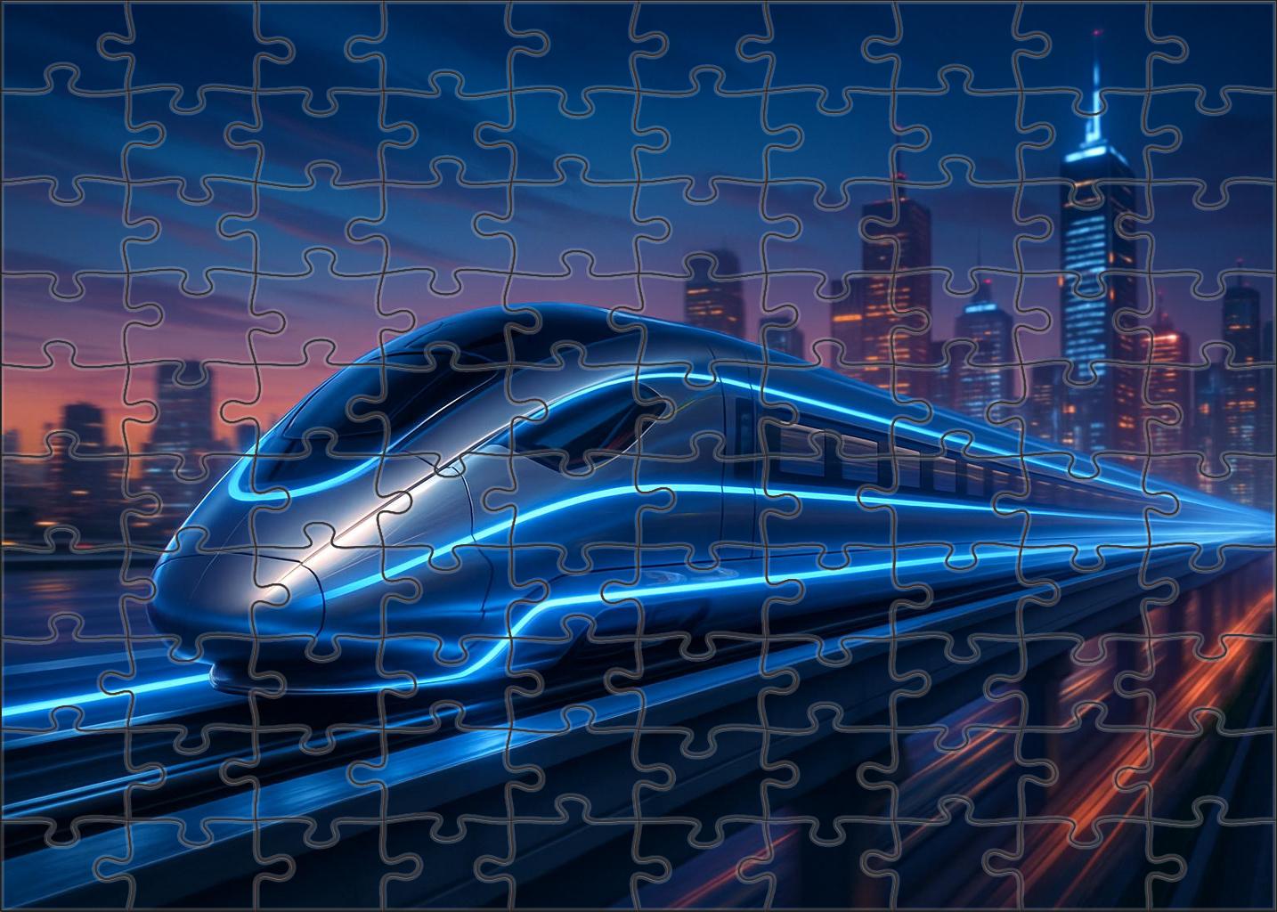 Celestial Maglev Flyer Ultra-fast Transportation Puzzle For Adults