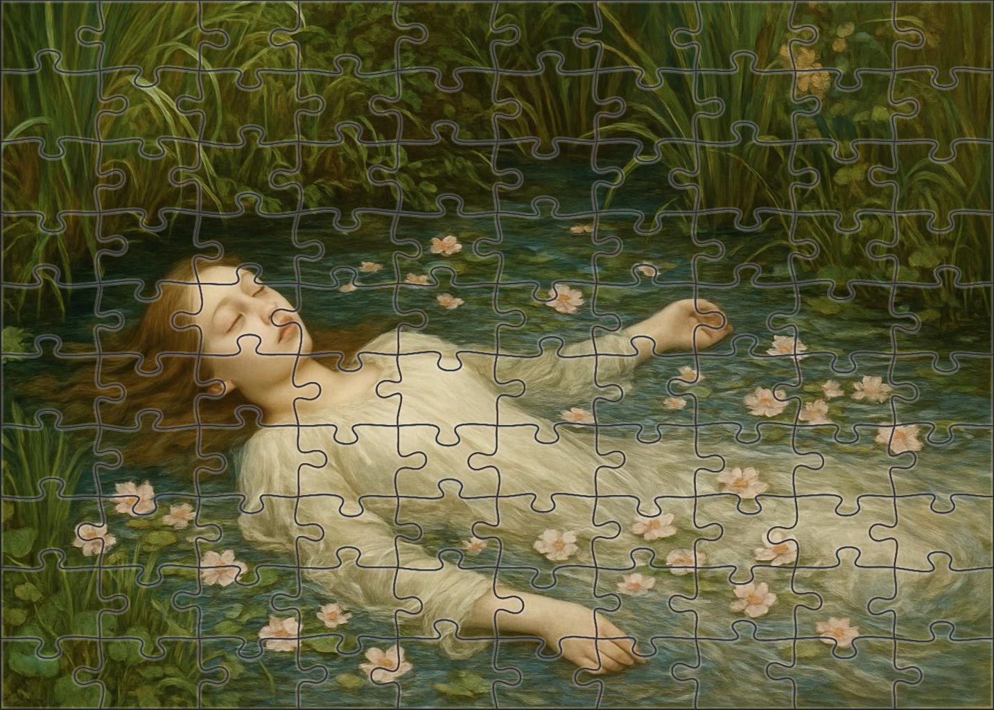 Ophelia Adrift Mini Puzzle