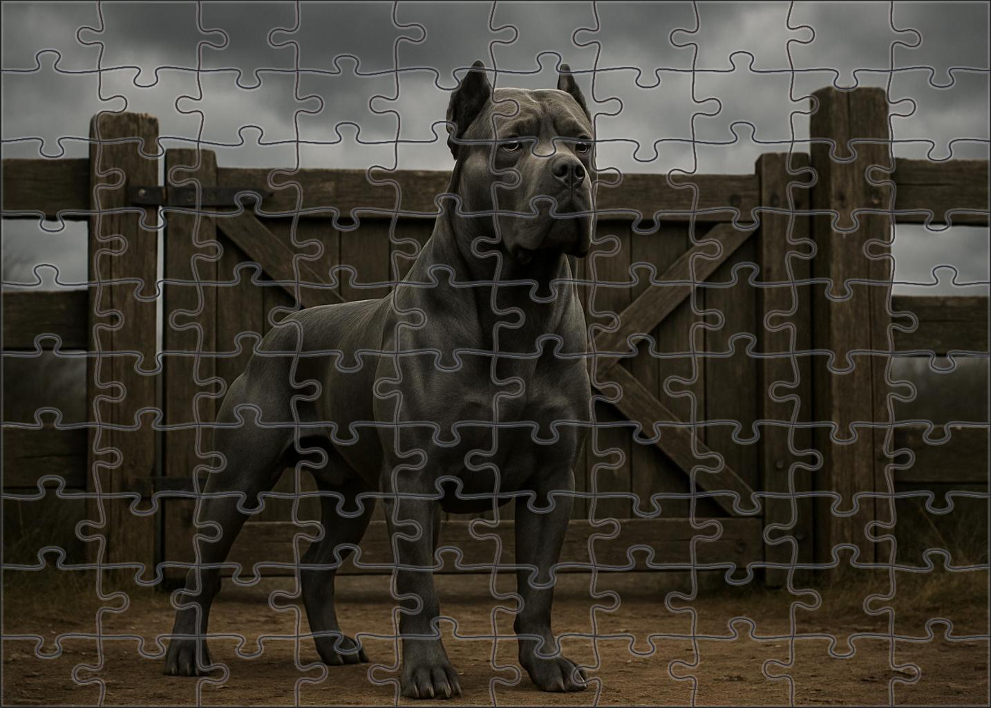 Slate Sentinel Custom Jigsaw Puzzle