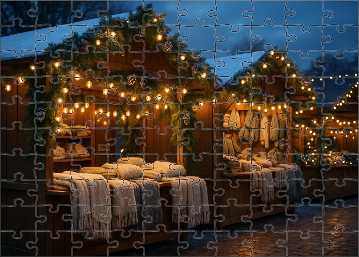 Frosted Twilight Market 1000 Piece Puzzle