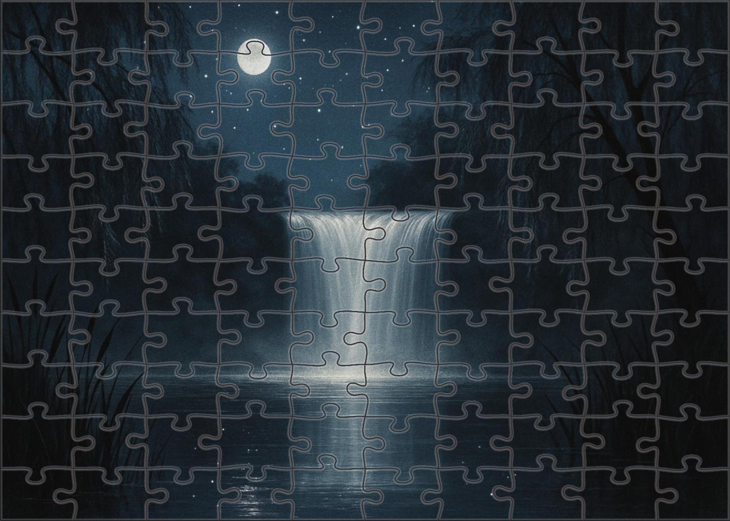 Moonlit Crystal Stream 200 Piece Puzzle