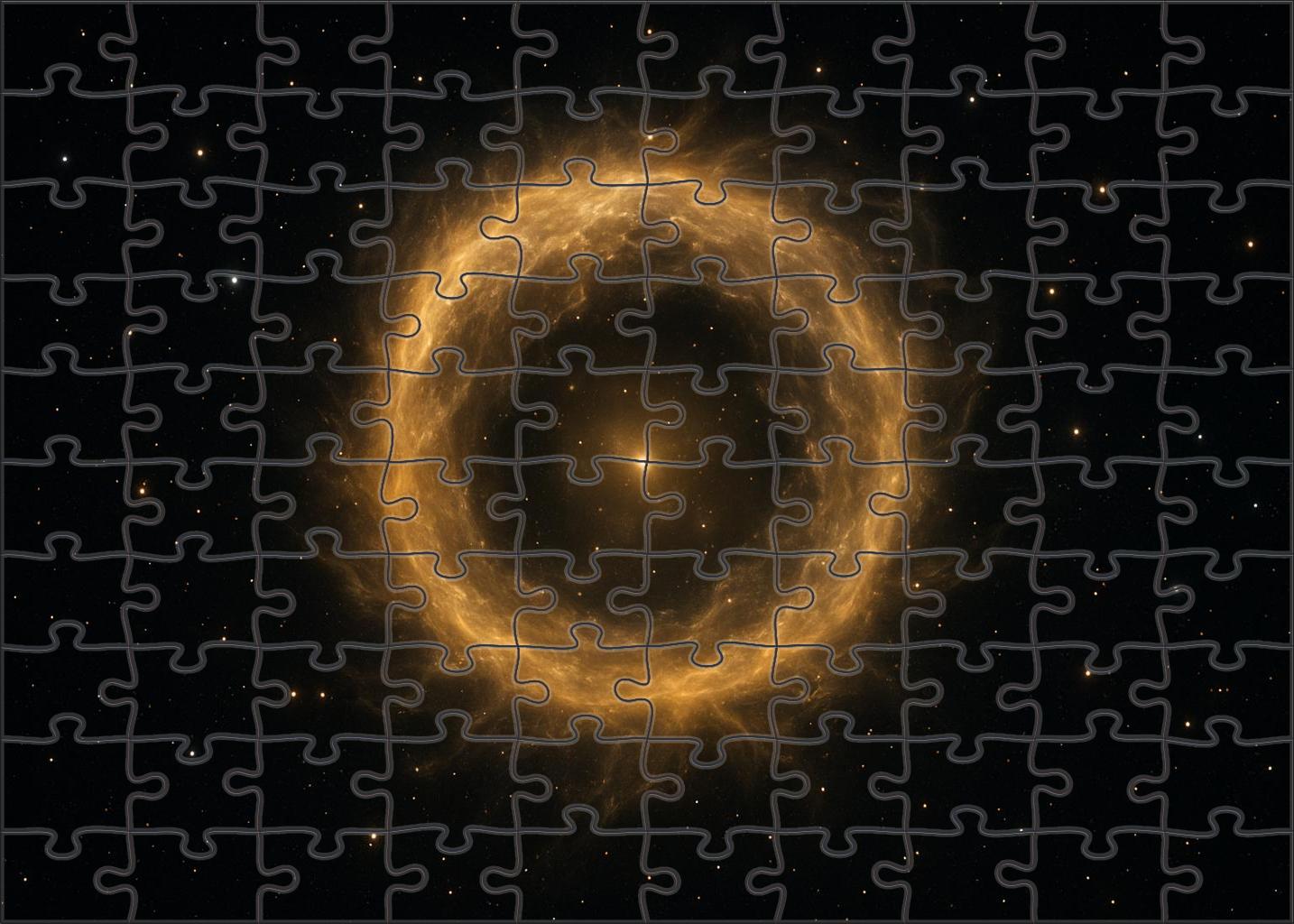 Golden Halo Nebula 100 Piece Puzzle