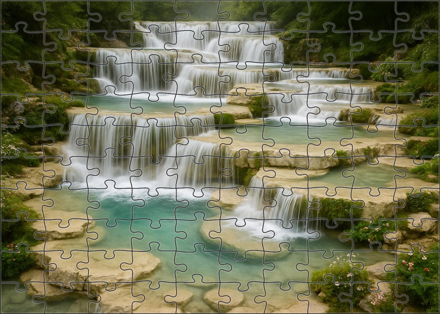 Opaline Terrace Falls 300 Piece Puzzle