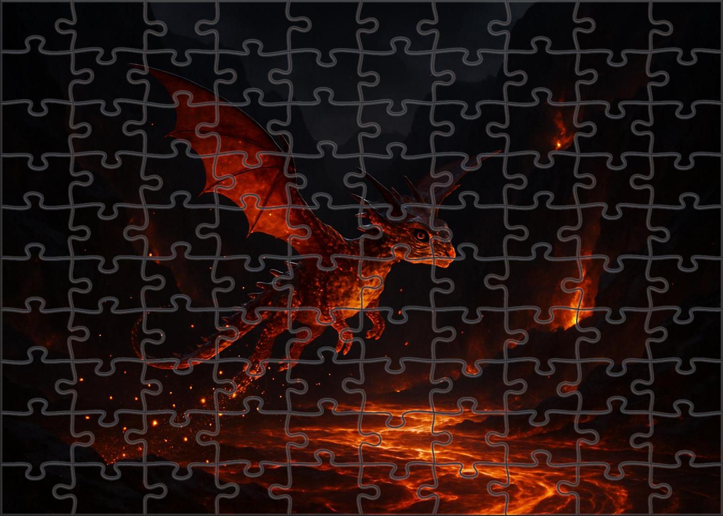 Cinderwing Drakeling 1000 Piece Puzzle