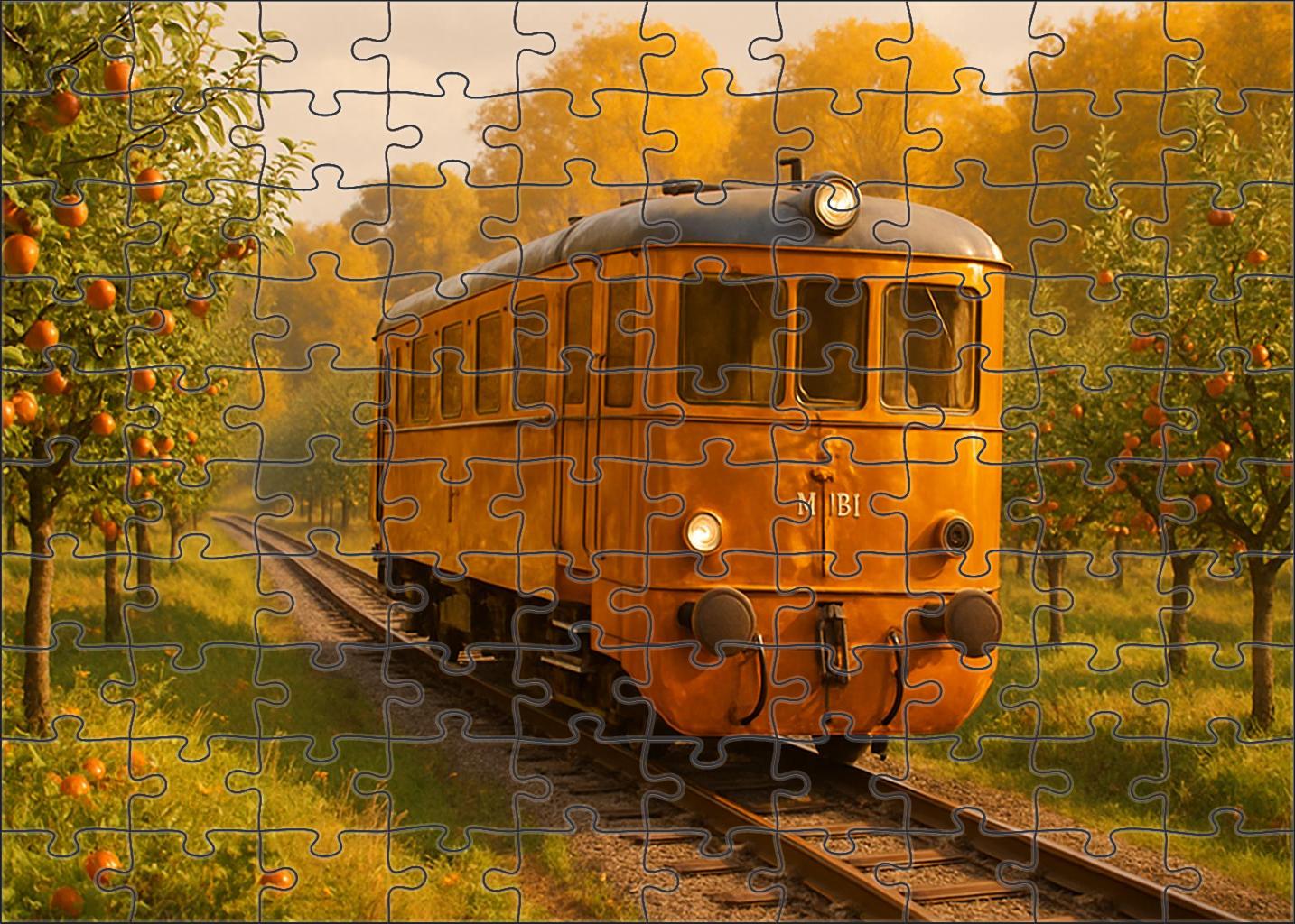 Amber Leaf Diesel Railcar Easy Puzzles