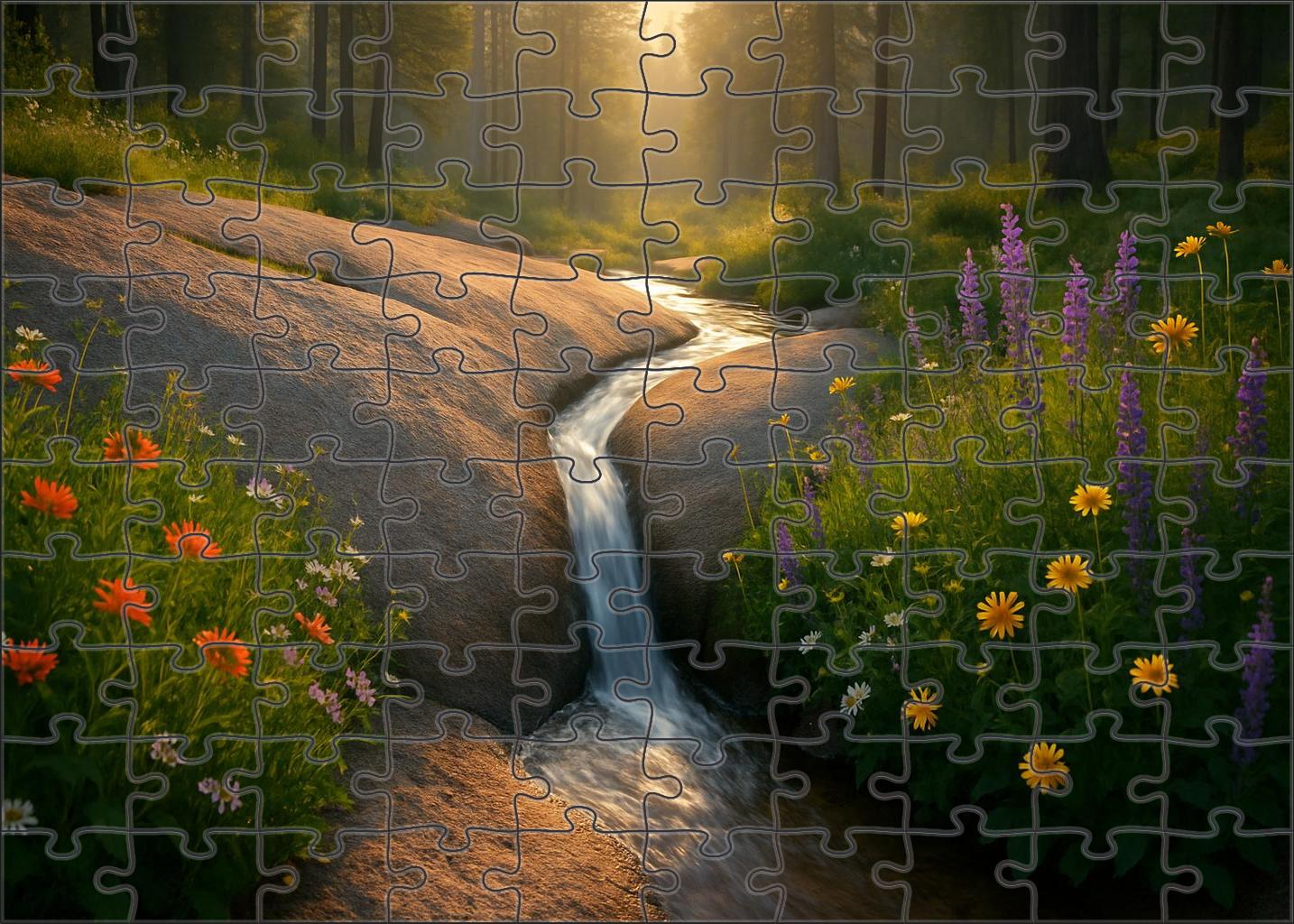 Velvet Ribbon Cascade Puzzle For Adults