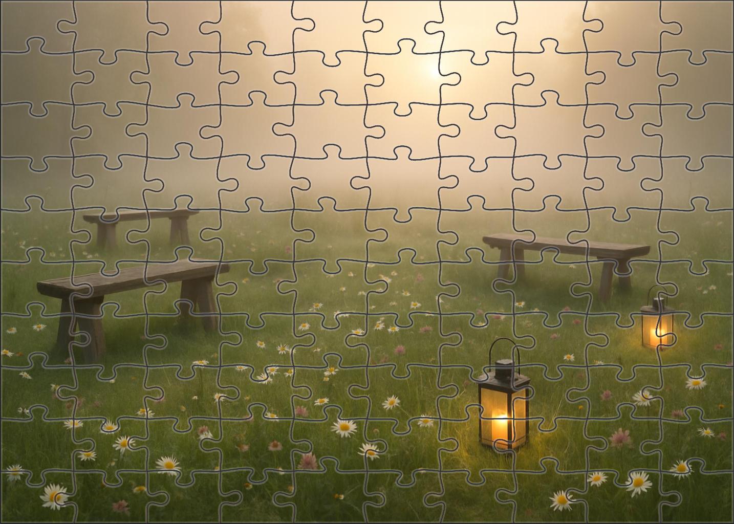 Misty Meadow Dawn Family Puzzles