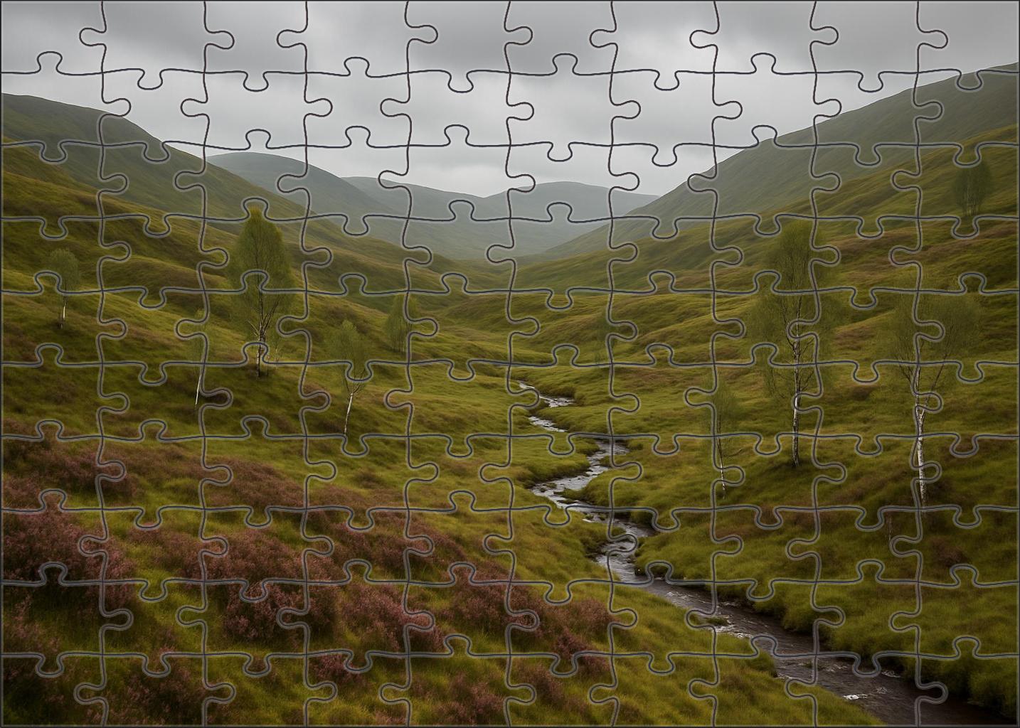 Mossclad Highland Ridges Puzzle Collection