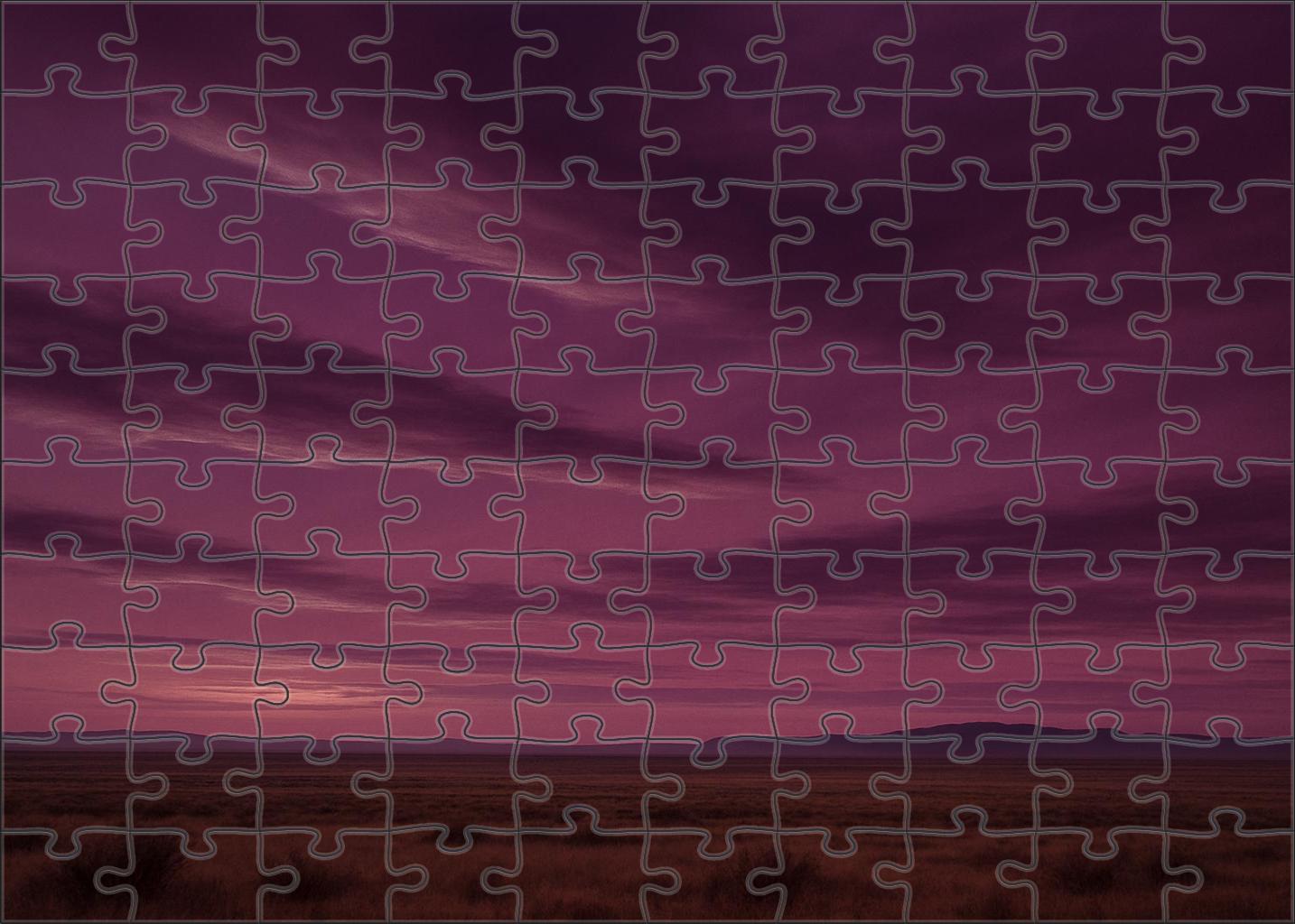 Velvet Mauve Dusk 500 Piece Puzzle