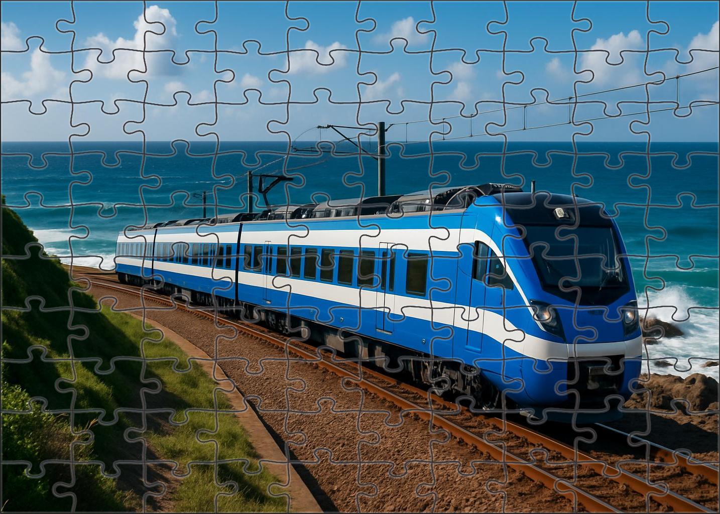 Azure Coastal Multiple Unit Puzzle For Adults