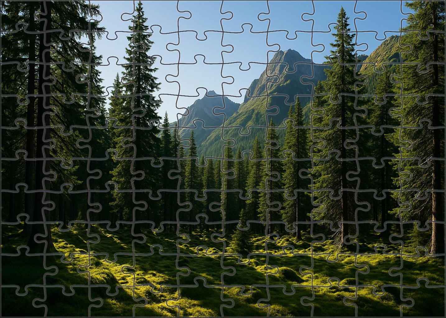 Shadow Ridge Forest Custom Jigsaw Puzzle