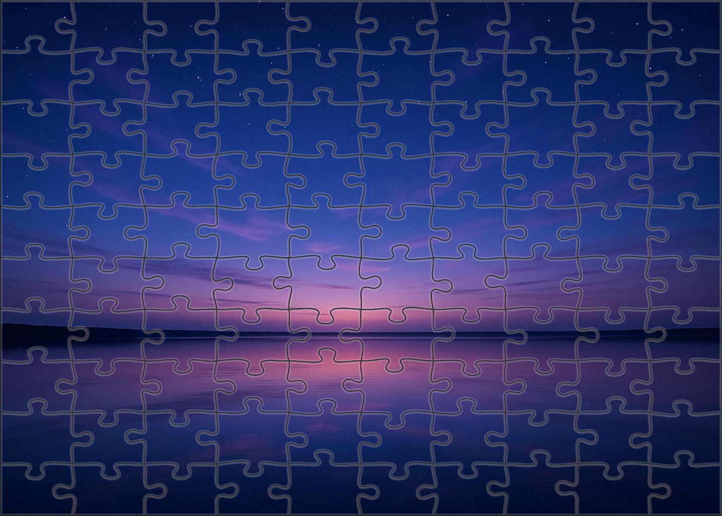 Sapphire Dusk Horizon 50 Piece Puzzle