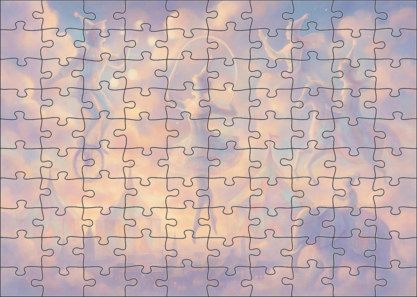 Carnival Of Floating Silhouettes Puzzle Fun