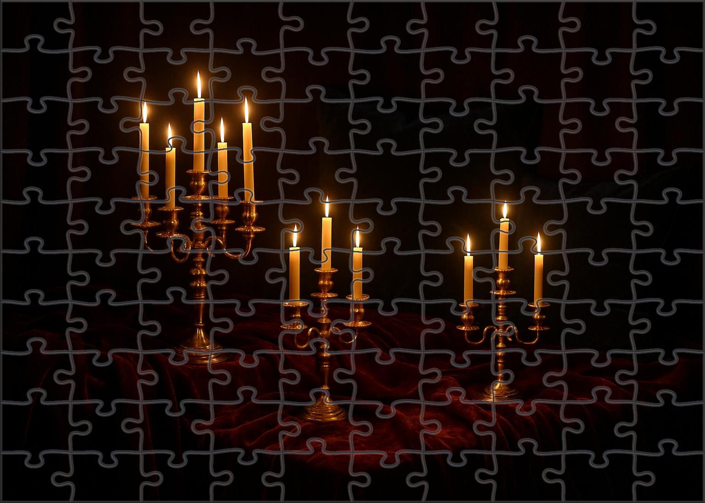 Velvet Night Gathering Custom Jigsaw Puzzle