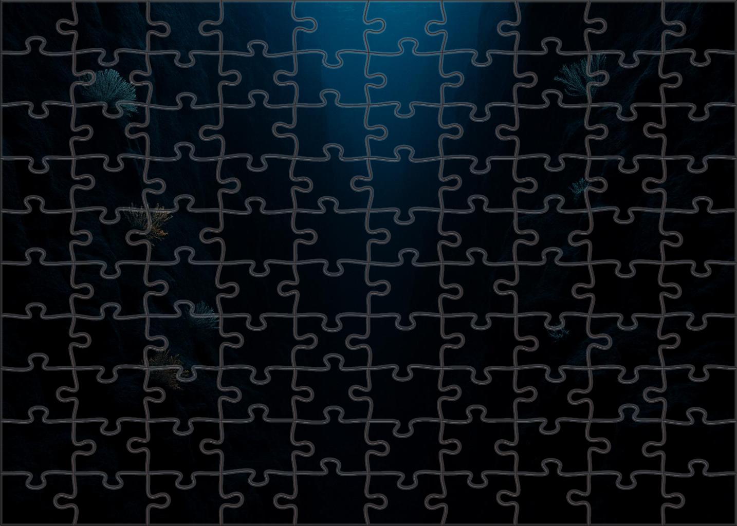 Obsidian Canyon Rift Dramatic Deep-sea Walls And Chasms 50 Piece Puzzle