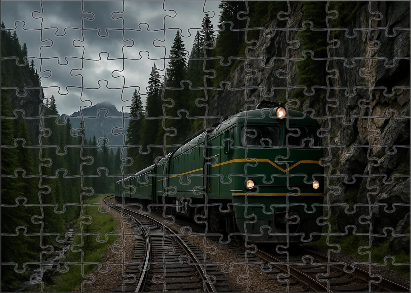 Mountain Express Diesel Puzzle Fun
