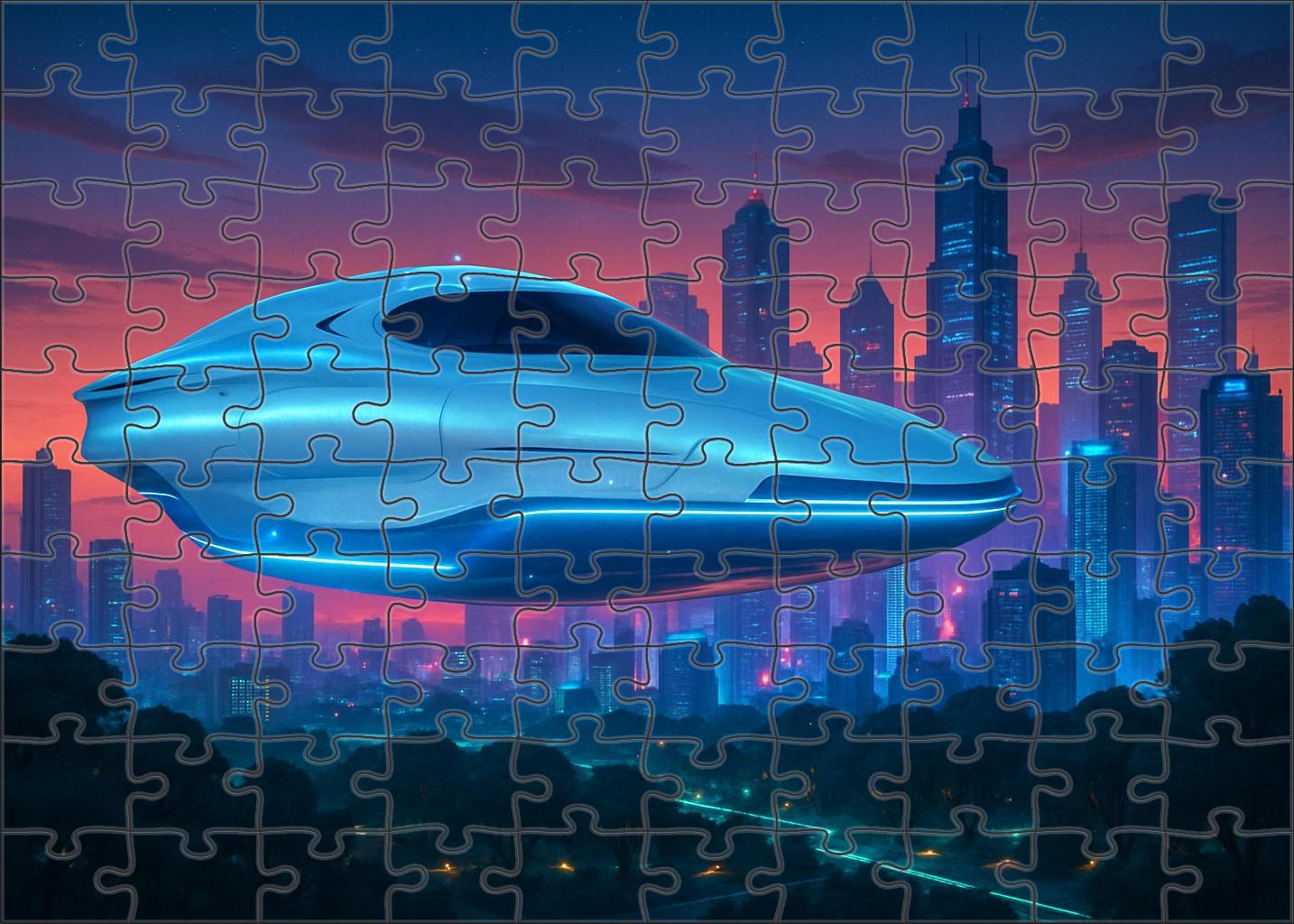 Celestial Maglev Cruiser Easy Puzzles