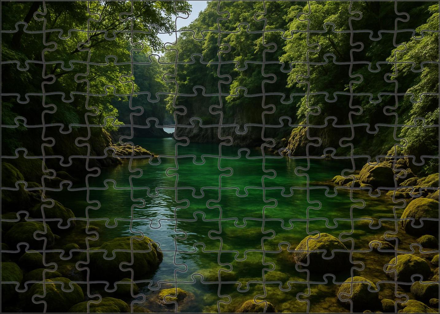 Hidden Lagoon Sanctuary Mini Puzzle