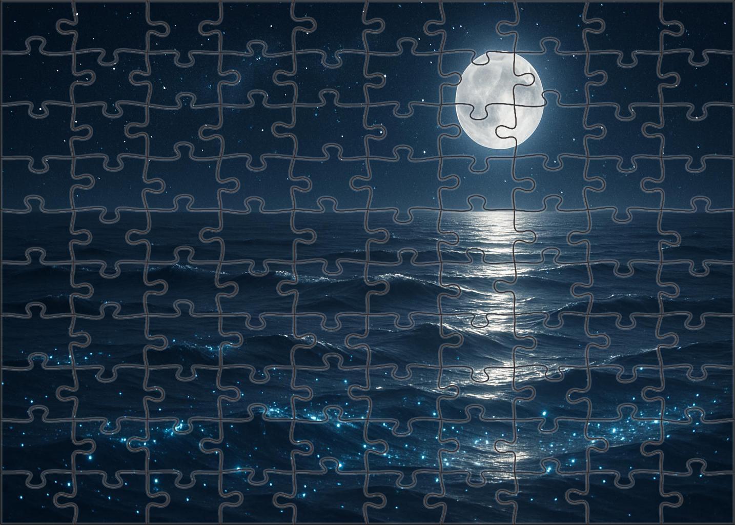 Silver Moonlight Swell 300 Piece Puzzle