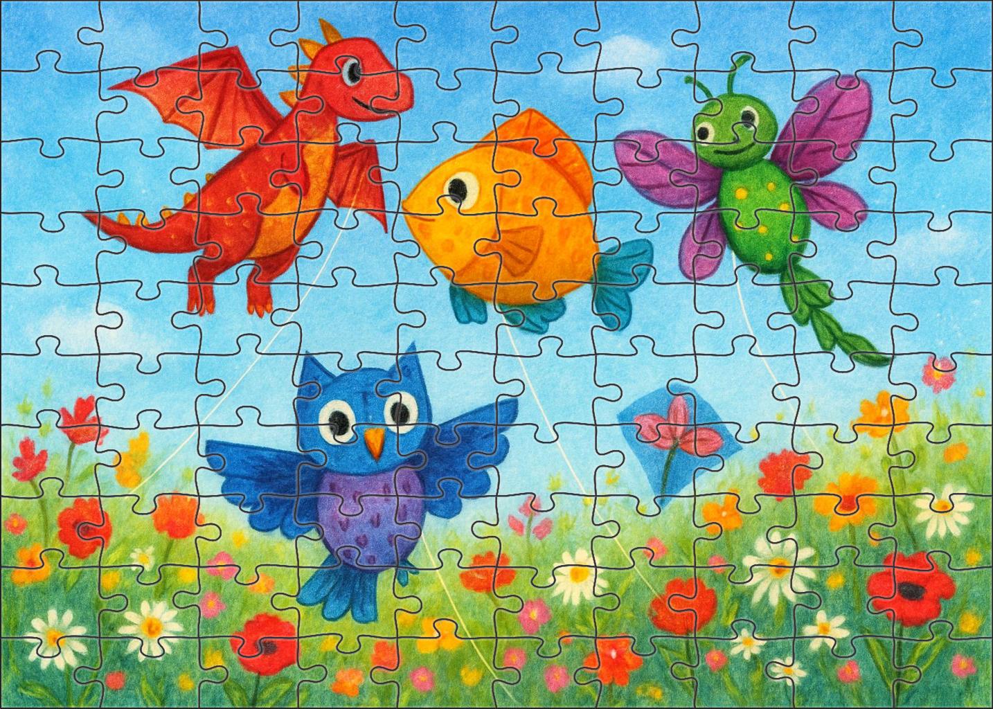 Breezy Kite Garden Festival Challenging Puzzles