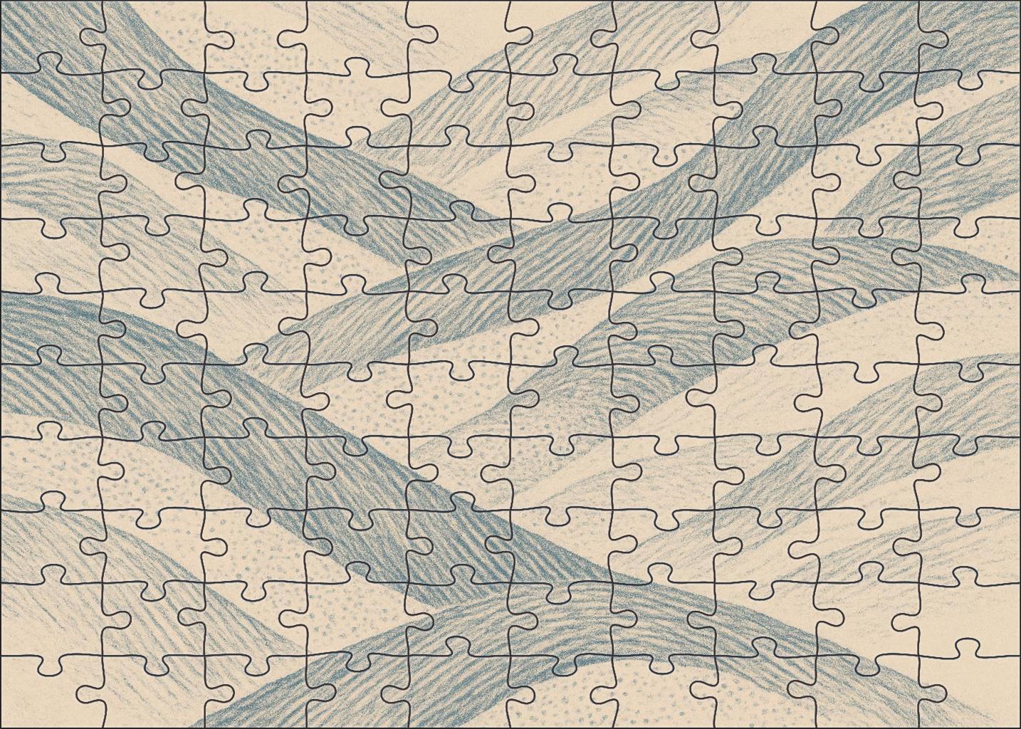Glacial Moraines And Drift Lines Map Puzzle Collection